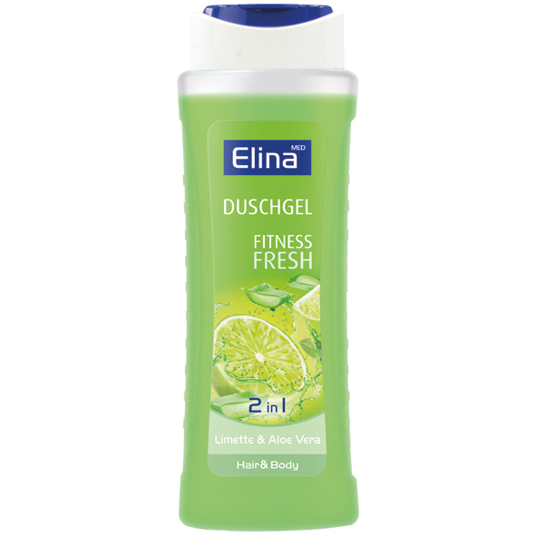 Gel douche Elina 300ml 2en1 fitness frais