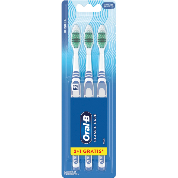 Brosse à dents Oral-B Soins Classic 35 Med. 2+1