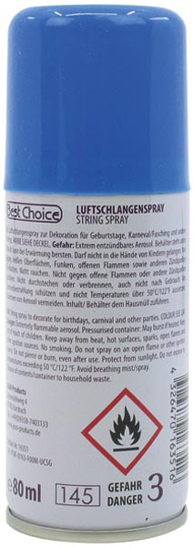 Party Streamer Spray 80ml couleurs vives