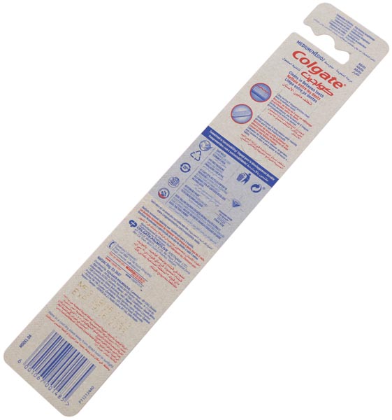 Toothbrush COLGATE Double Action 2's 18cm, medium