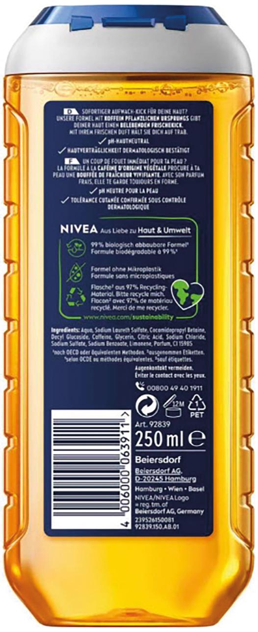 Nivea Douche 250ml For Men Active Energy 3in1