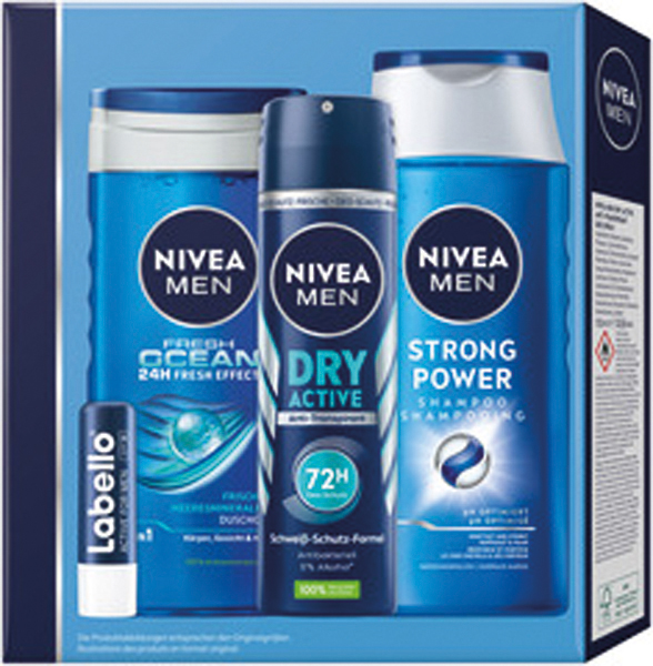 Nivea Men GP 'Strong Power' Deo 150ml + douche