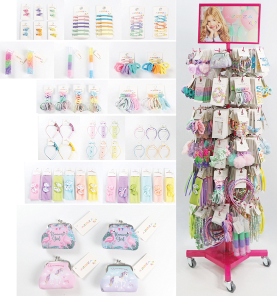 Kids Hair-, jewellery-, purse- assortment 42fold