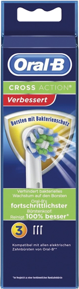 Oral B brush heads Cross Action 3s