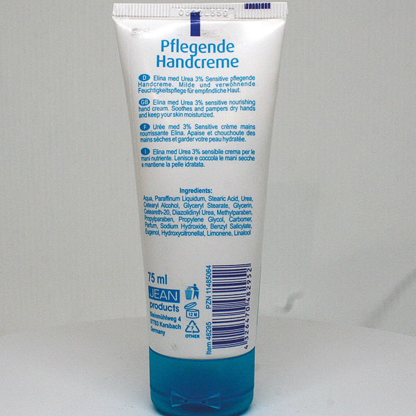 Elina Urea 3% Handcreme 75ml Sensitive in Tube