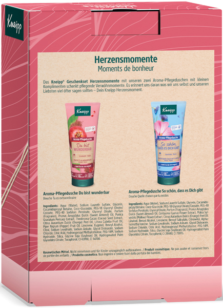 Kneipp Gift Pack Moments of the heart 2x200ml