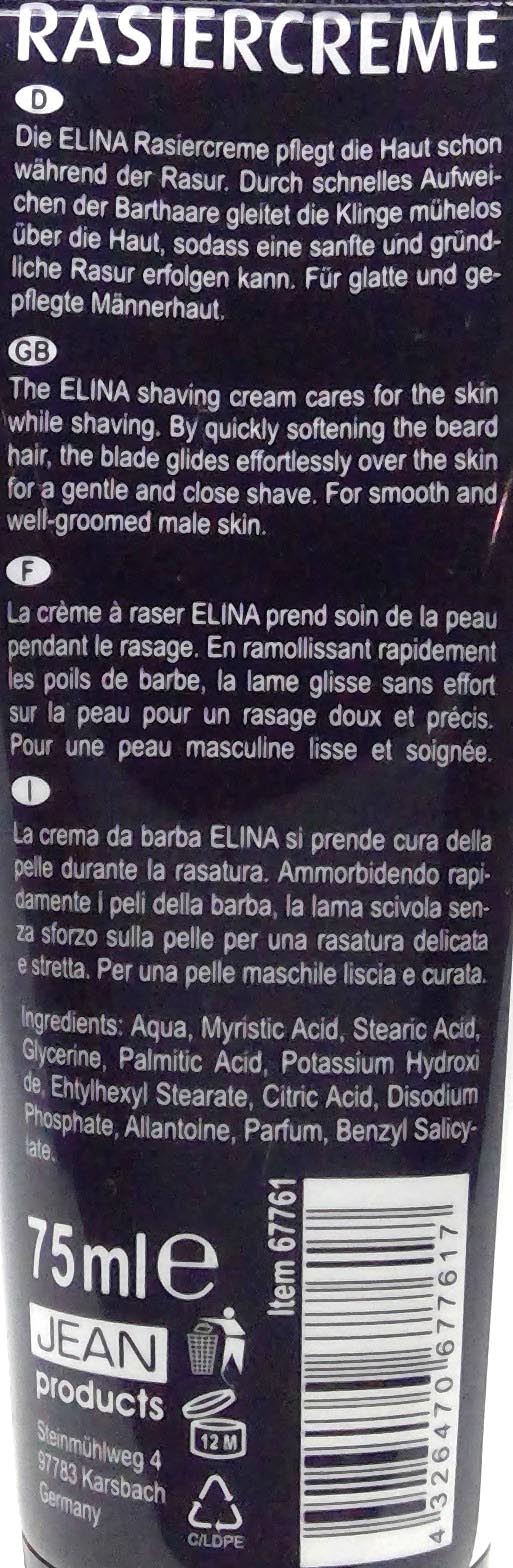 Rasiercreme Elina 75ml classic