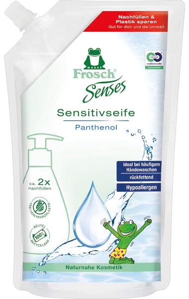 Frosch Sensitiv-Seife 500ml Nachfüllbeutel