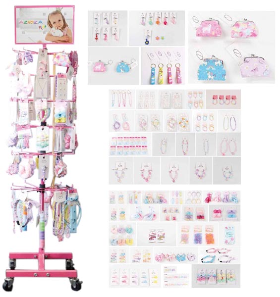 Haar-,Schmuck- Sort. Kinder 'pastell', 660tlg.