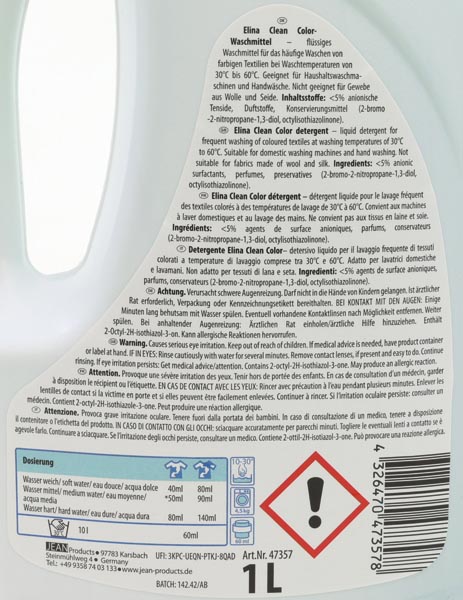 Laundry Detergent CLEAN Color Detergent 1L