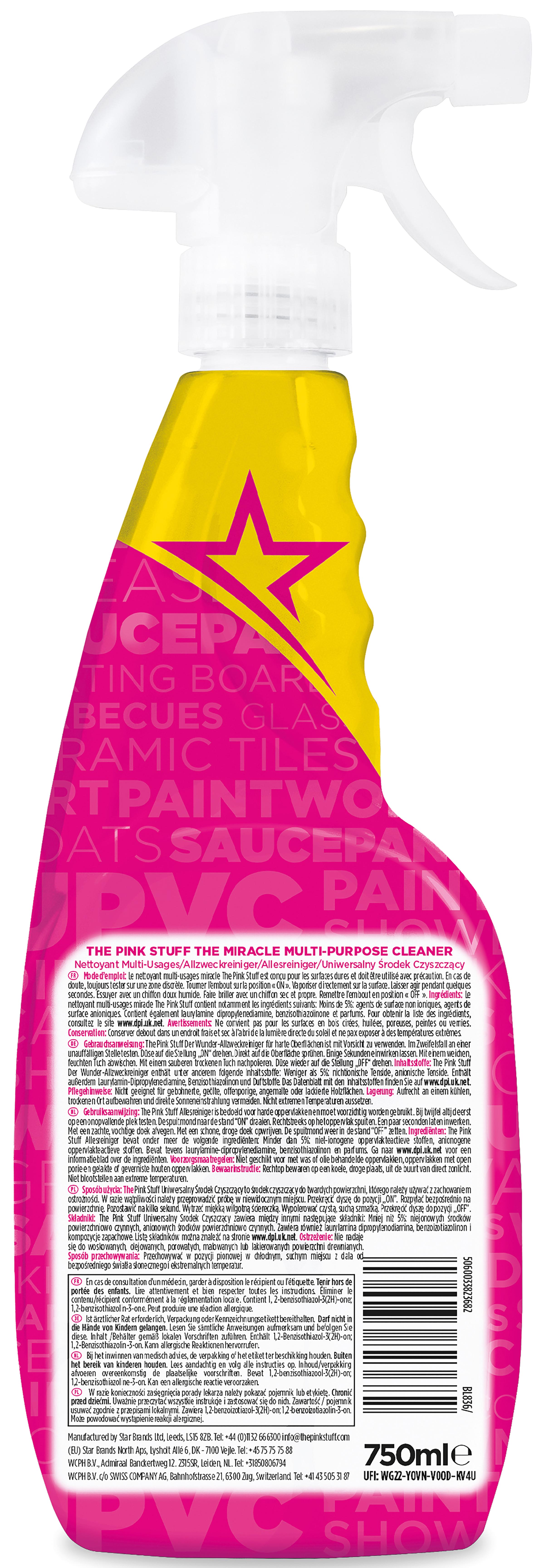 THE PINK STUFF Allzweckreiniger Spray 750ml
