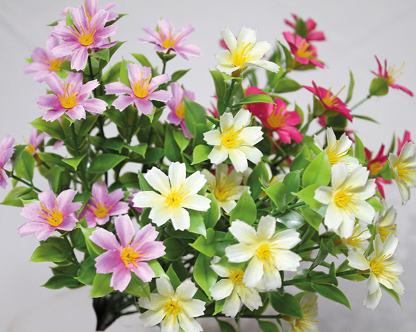 Saxifrage bouquet with 5 branches and 15 heads, 35cm,