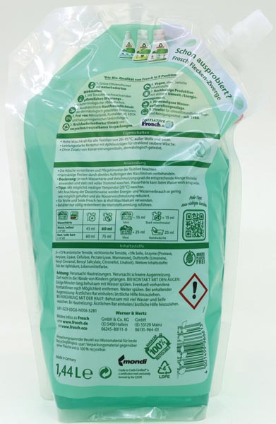 Frosch Liquid Laundry Detergent 25sc's