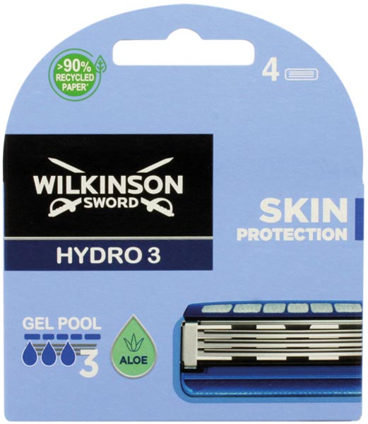 Wilkinson razor blades Hydro 3 4-pack