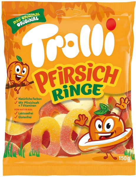 Food Trolli Pfirsichringe 150g