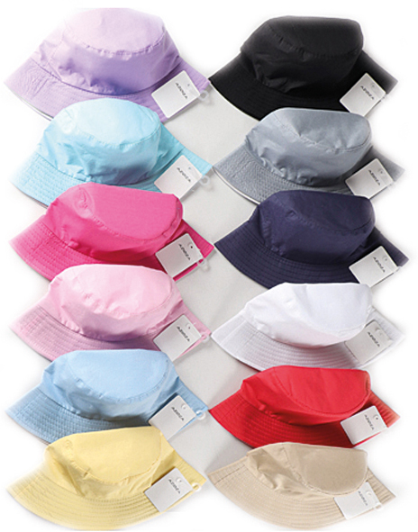 Casquette chapeau soleil Uni 12 assortie unisexe