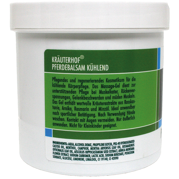 Kräuterhof 250ml de baume pour chevaux