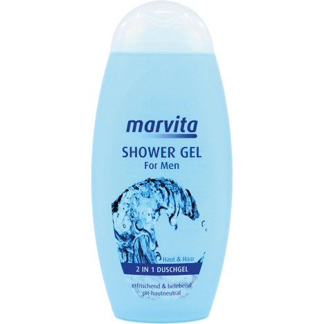 Shower Gel Marvita 300ml for men 2in1 Hair & Body