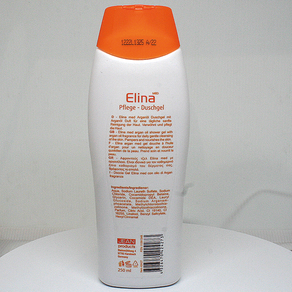 Gel douche Elina Huile d'Argan 250ml