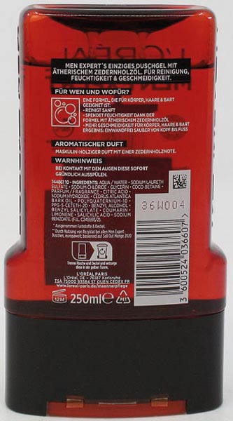 L'Oreal Men Expert Shower 250ml Stop Stress