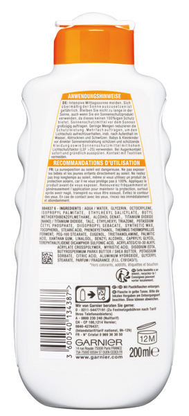 Lait solaire Ambre Solaire 200ml SPF30