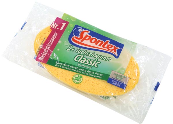 Spontex sponge cloth 3's