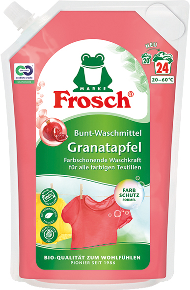 Frosch Flüssig-Waschmittel 24sc's Granatapfel