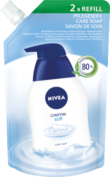 Nivea Liquid Soap 500ml Cream Soft refill