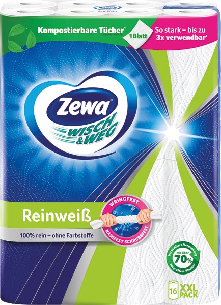 Zewa kitchen towels 16x45 sheet