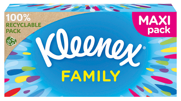 Kleenex mouchoirs cosmétiques Family Pack 128