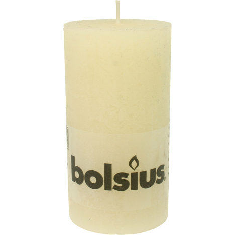 RUSTIK Cheroot Candle 130x68 ivory