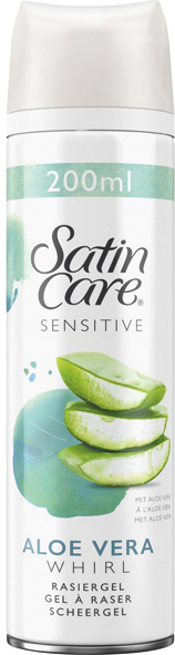 Gillette Women Satin Gel Sensitive Skin 200ml