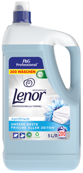 Lenor prof softener 5l Aprilfrisch 200'sc