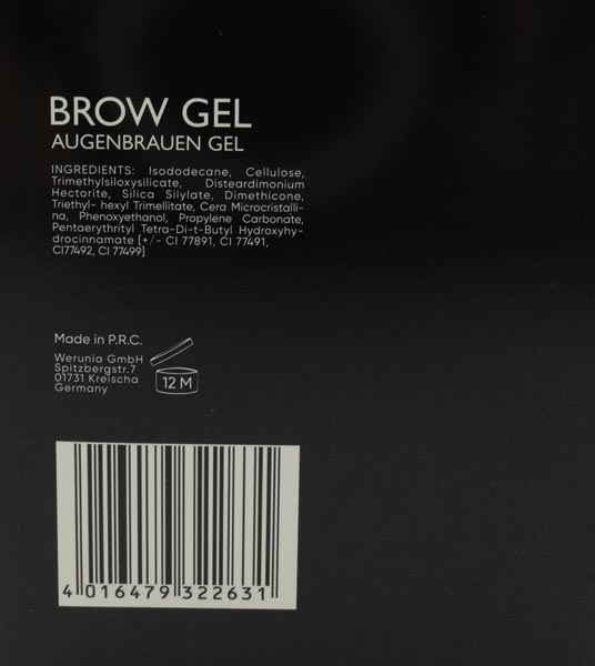 Augenbrauen Gel 3fach sort. im Display