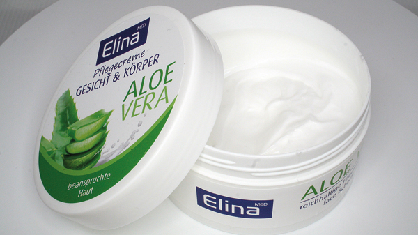 Elina Aloe Vera Pflegecreme 150ml in Dose