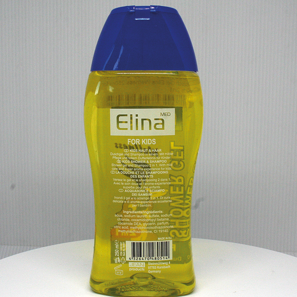 Dusch Gel Elina Wellness 250ml for Kids 2in1