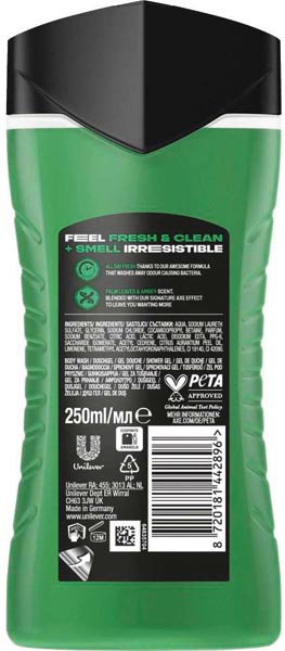 Axe Dusch 250ml Jungle Fresh