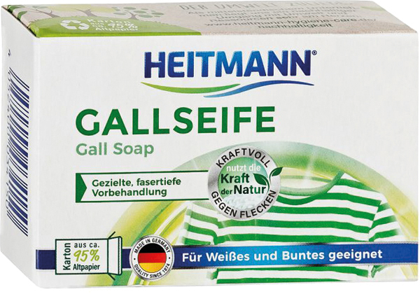 Bile soap HEITMANN 100g in folding box