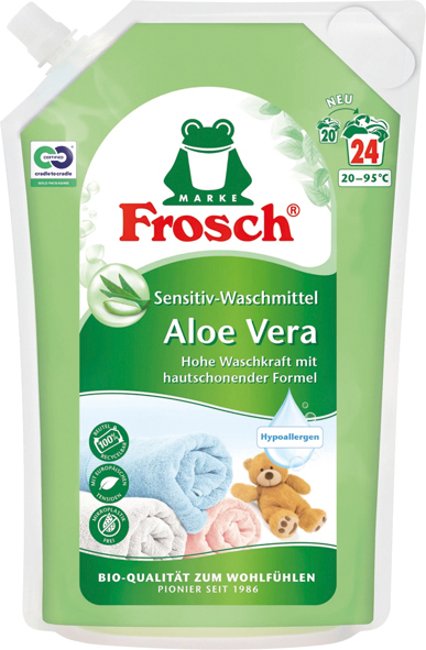 Frosch Liquid Laundry Detergent 24sc's Aloe Vera