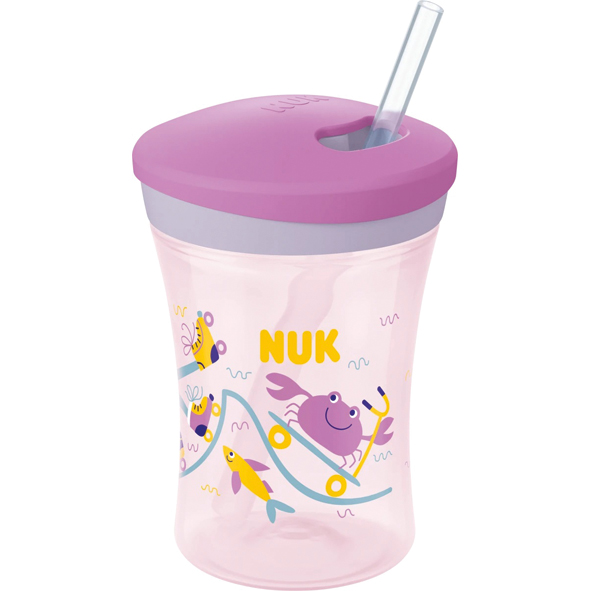 NUK Action Cup 230ml 3 Motive sortiert,12+ m,