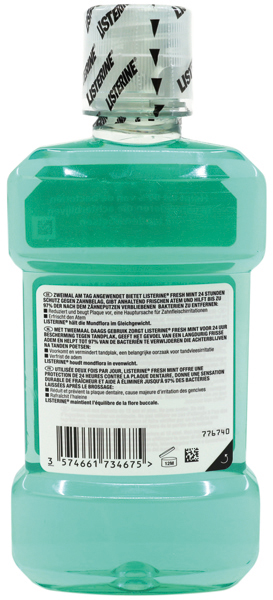 Listerine Mouthwash 250ml fresh mint