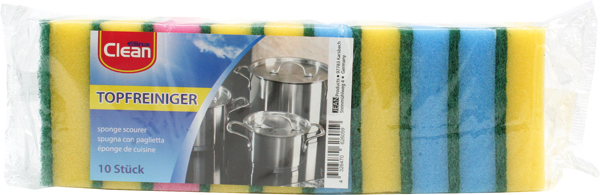 Sponge CLEAN For Kitchen 10pcs 80x55x23mm