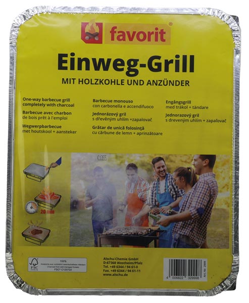 GRILLSET ONEWAY GRILL with grill charcoal