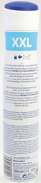 Nivea Déodorant fraîche et naturelle 200ml