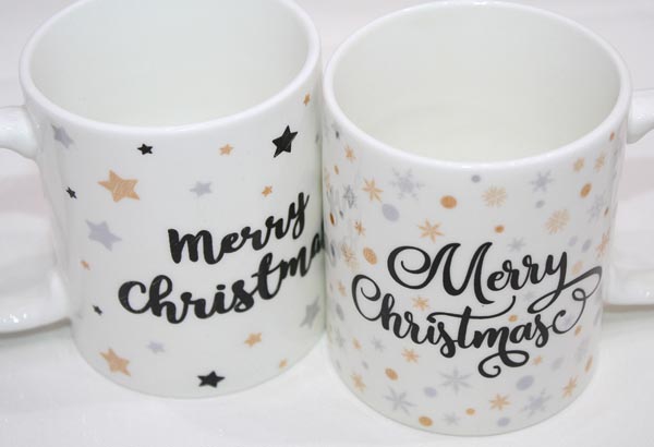 Coffee mug 'Merry Christmas' 300ml 12x9,5x8cm