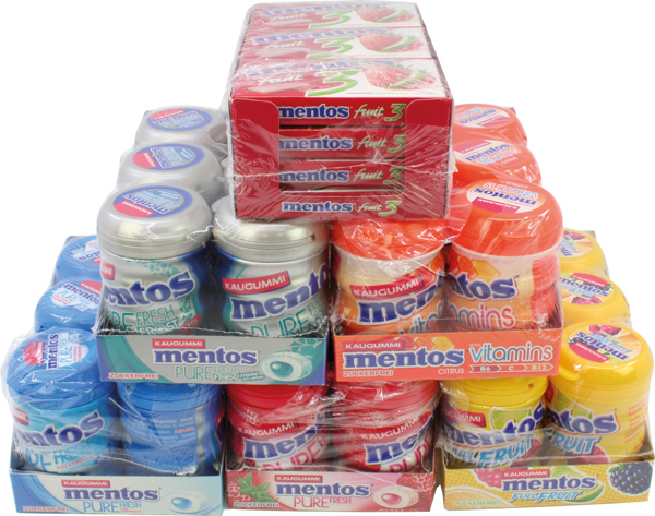 Food Chewing Gum Mentos Action Pack 5+1