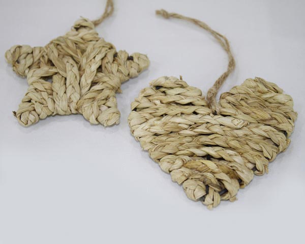 Handgeflochtener Aufhänger 10x9cm