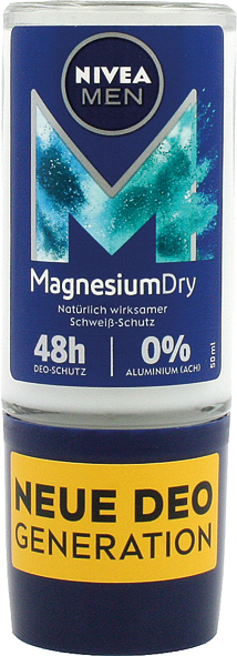 Nivea Déodorant Roll-On Men 50ml Magnesium Dry