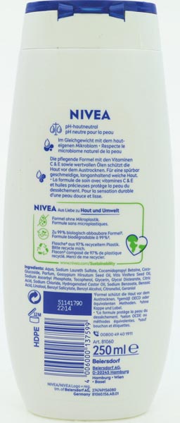 Nivea Shower 250ml Cashmere Moments