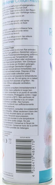 Air Freshener CLEAN 300ml cottonfresh